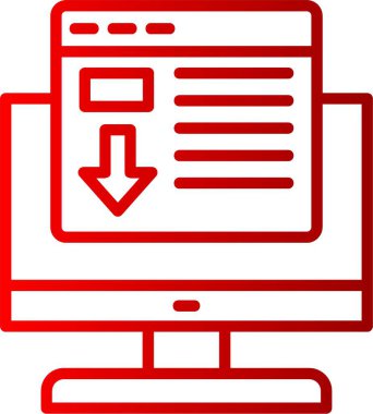 İniş Sayfası Gradyan Simgesi