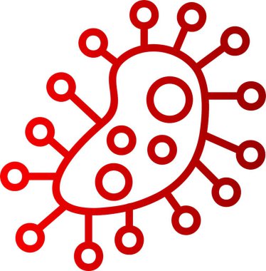 Bakteri Çizgisi Gradyan Simgesi