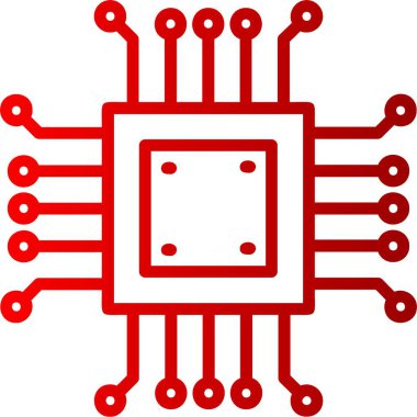 Mikroçip Satırı Gradyan Simgesi