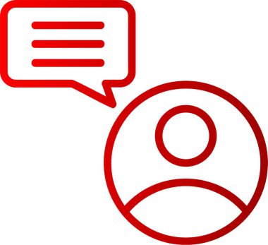 İletişim Hattı Gradyan Simgesi