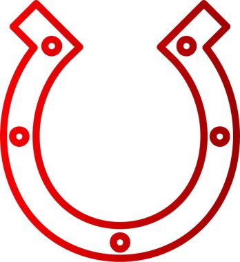 At nalı Çizgisi Gradyan Simgesi