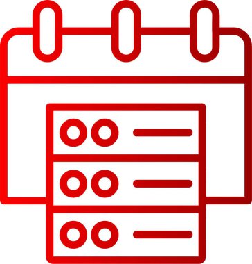 Veritabanı Satırı Gradyan Simgesi
