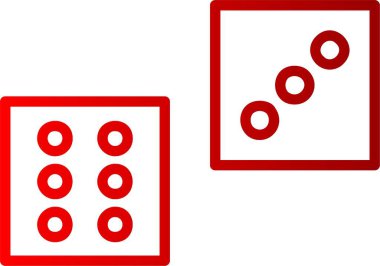 Zar Çizgisi Gradyan Simgesi