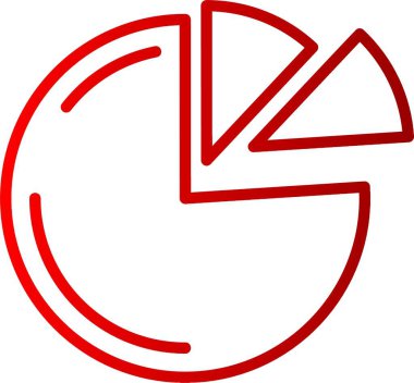 Pasta Çizelgesi Gradyan Simgesi