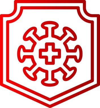 İş Hattı Gradyan Simgesinde Güvenlik