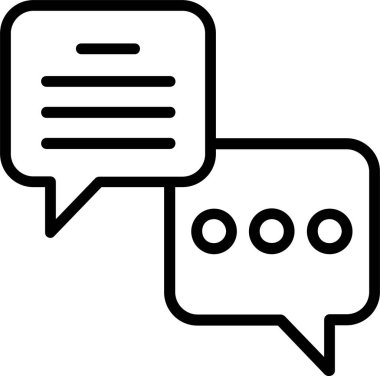 Kabarcık Konuşma Satırı Gradyan Simgesi