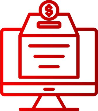 Bağış Satırı Gradyan Simgesi