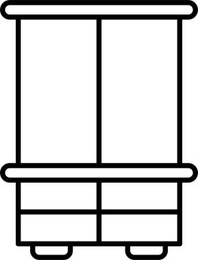 Gardırop Satır Simgesi Tasarımı