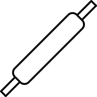 Rolling Pins Çizgisi Simge Tasarımı