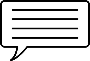 İleti satırı simgesi tasarımı