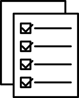 Belge satır simgesi tasarımı