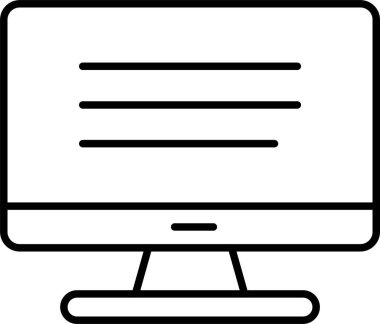 Bilgisayar Satırı Simgesi Tasarımı