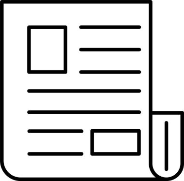 Yazı Satırı Simgesi Tasarımı