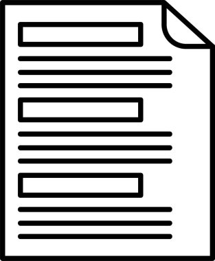 Rapor Satırı Simgesi Tasarımı