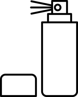 Sprey Şişe Satırı Simge Tasarımı