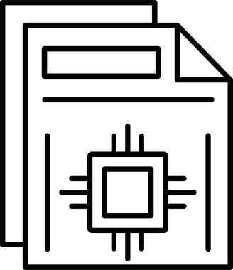 Belge satır simgesi tasarımı