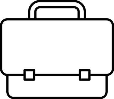 Evrak çantası satır simgesi tasarımı