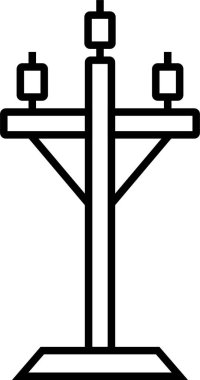 Yüksek Voltaj Satır Simgesi Tasarımı