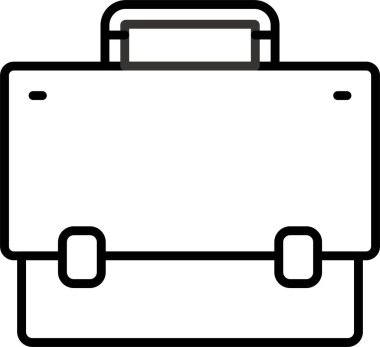Evrak çantası satır simgesi tasarımı