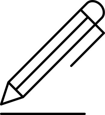 Kalem Satırı Simgesi Tasarımı