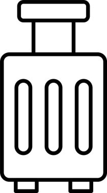 Bagaj Çizgisi Simgesi Tasarımı