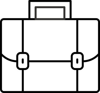 Evrak çantası satır simgesi tasarımı