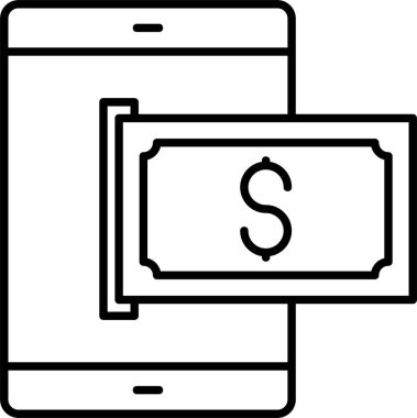 Mobil Ödeme Hattı Simgesi Tasarımı