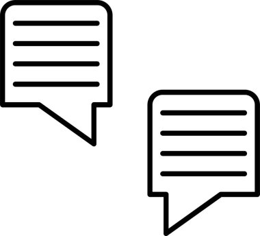 Sohbet Satırı Simgesi Tasarımı