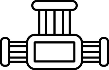 Hortum Çizgisi Simgesi Tasarımı