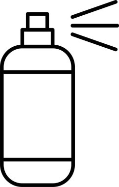 Sprey Boyama Çizgisi Simgesi Tasarımı