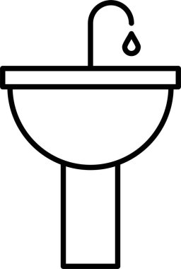 Batırma Çizgisi Simgesi Tasarımı