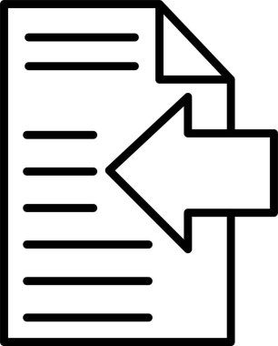 Satır Simgesi tasarımını içeriye aktar