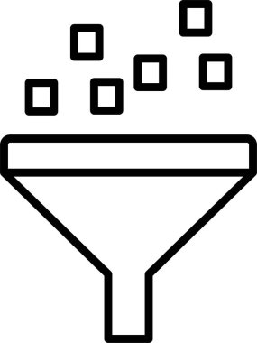 Filtre Satır Simgesi Tasarımı