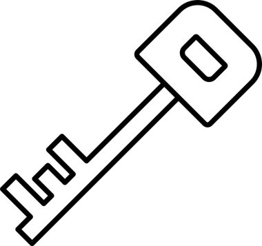 Anahtar satır simgesi tasarımı