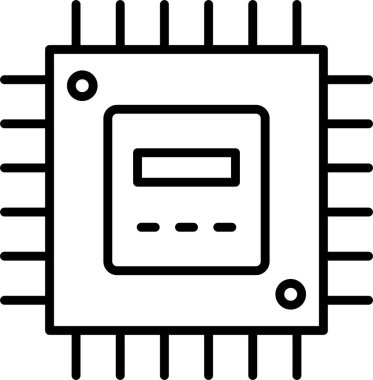 İşlemci Satır Simgesi Tasarımı