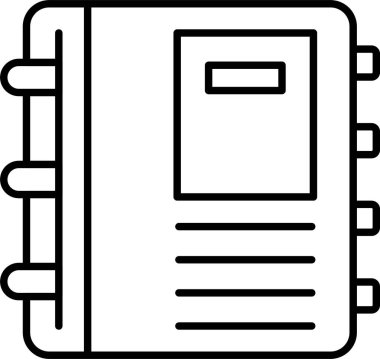 Günlük Satırı Simgesi Tasarımı