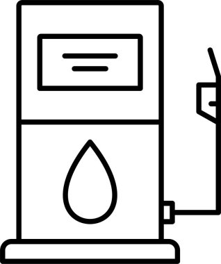 Benzin İstasyonu Simge Tasarımı