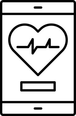 Grafik çizgisi simgesi tasarımı