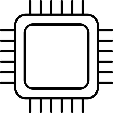 İşlemci Satırı Simgesi Tasarımı