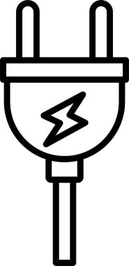 Eklenti çizgisi simgesi tasarımı