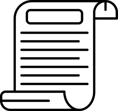 Diploma Satırı Simgesi Tasarımı