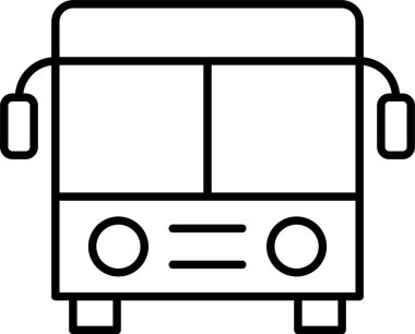 Otobüs Satırı Simgesi Tasarımı