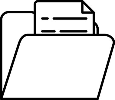 Belge satır simgesi tasarımı