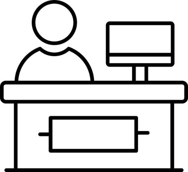 Kasiyer Satır Simgesi Tasarımı