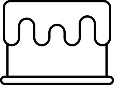 Pasta Çizgisi Simgesi Tasarımı