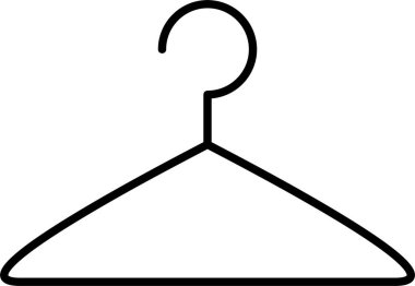 Kumaş Askı Çizgisi Simge Tasarımı