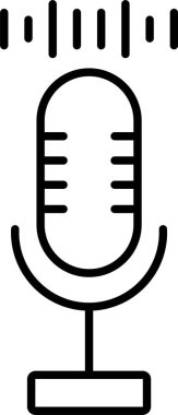 Ses Kaydedici Satır Simgesi Tasarımı