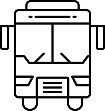 Otobüs Satırı Simgesi Tasarımı