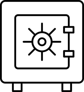 Güvenli Kutu Satırı Simge Tasarımı