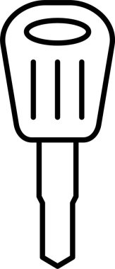 Otomobil Anahtarı Simgesi Tasarımı